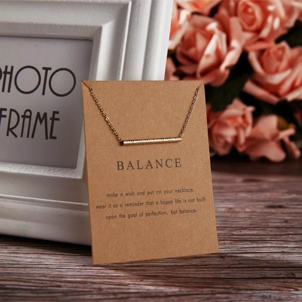 Gold “Balance” Necklace